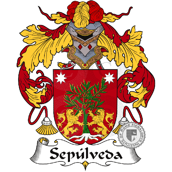 Coat of arms of family Sepulveda, Sepúlveda