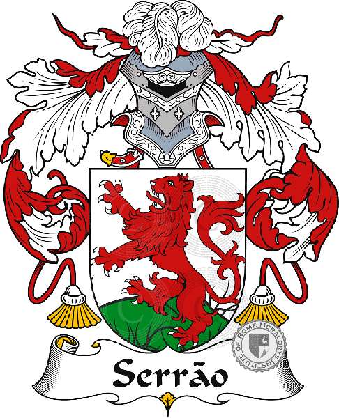Coat of arms of family Serrao