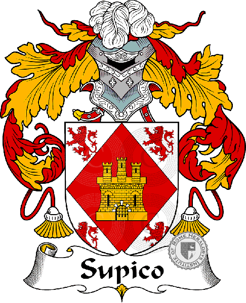 Coat of arms of family Supico