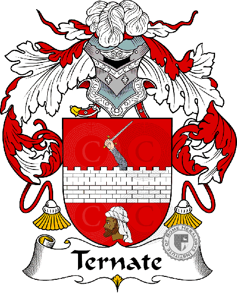 Escudo de la familia Ternate