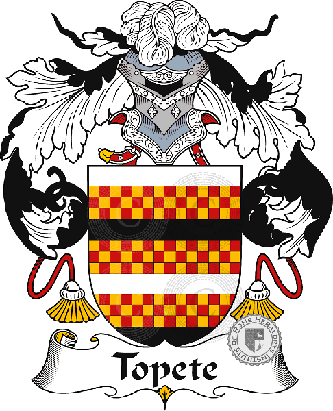 Coat of arms of family Topete