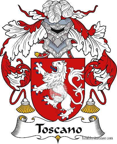 Escudo de la familia Toscano