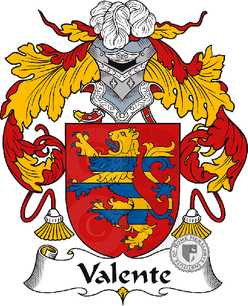 Coat of arms of family Valente
