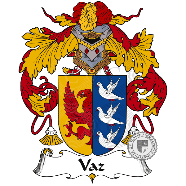 Coat of arms of family Vaz