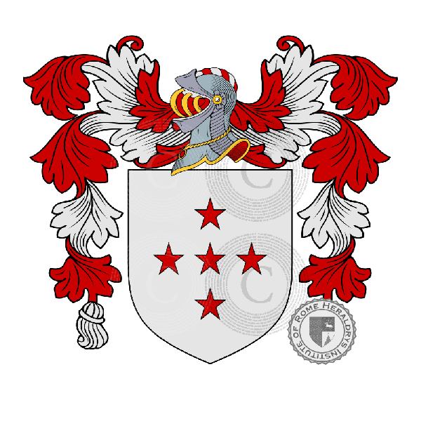 Wappen der Familie Anginolfi