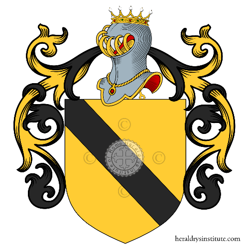 Coat of arms of family Barberi   ref: 41194