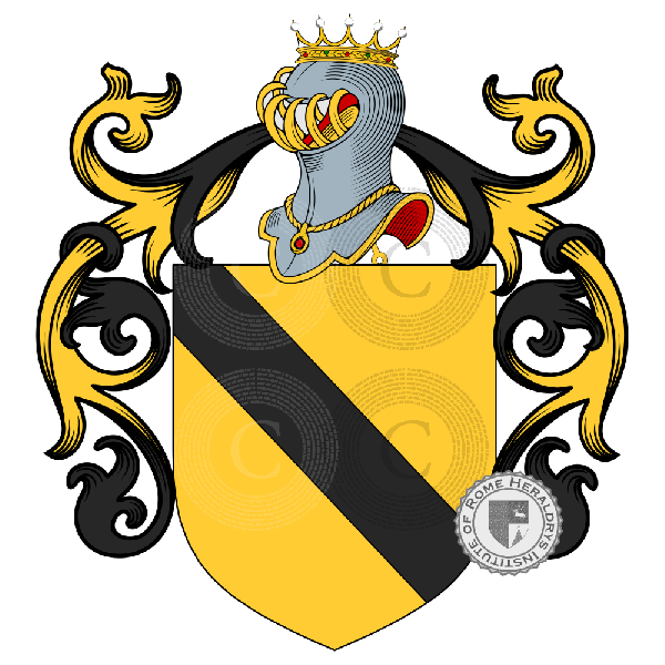 Wappen der Familie Barberi   ref: 41194