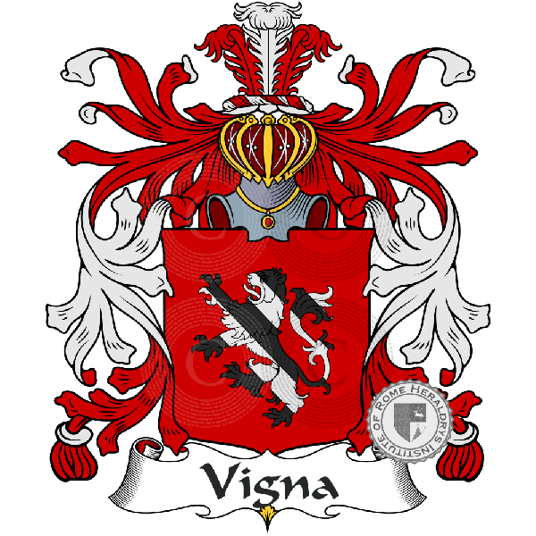 Coat of arms of family Della Vigna