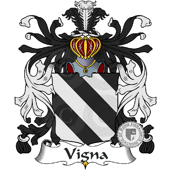 Coat of arms of family Del Vigna