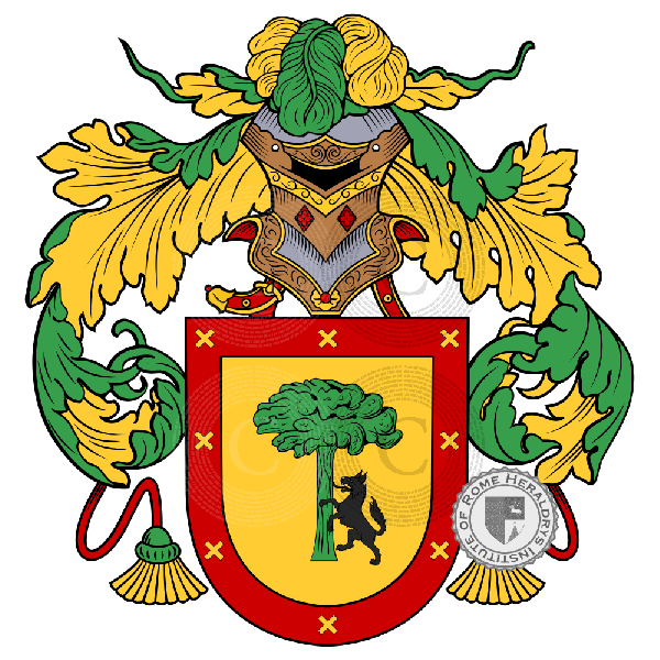 Coat of arms of family Moca