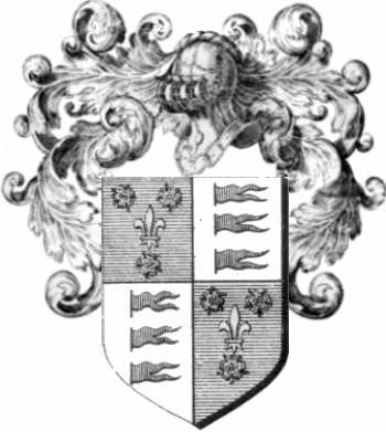 Coat of arms of family Cerizay   ref: 43876