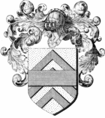 Coat of arms of family Chambelle   ref: 43888