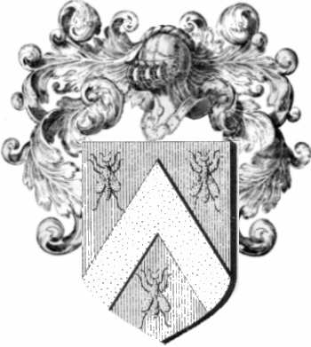 Escudo de la familia Chancerel   ref: 43894