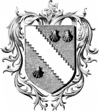 Coat of arms of family L'Advocat   ref: 43911