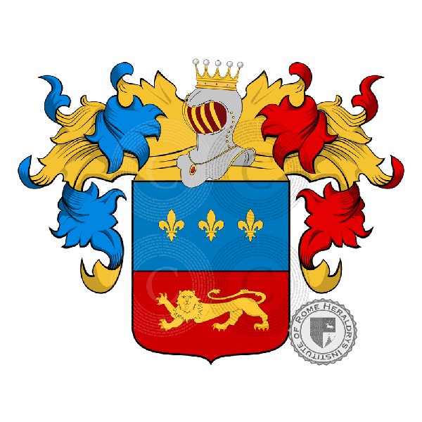 Coat of arms of family Giacomelli