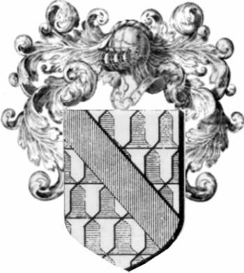 Coat of arms of family Chateaugiron   ref: 43937