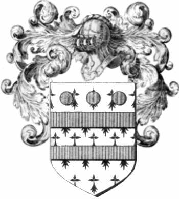 Coat of arms of family Chauvigne   ref: 43951