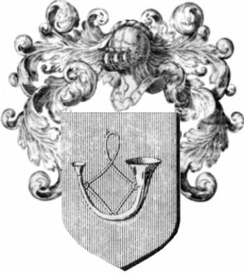 Coat of arms of family Chefdubois   ref: 43954