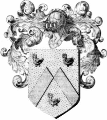 Coat of arms of family Choart   ref: 43982
