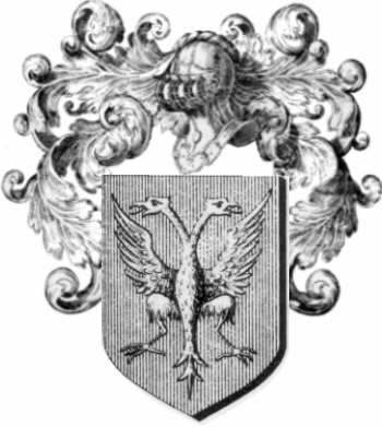 Coat of arms of family Clec'h   ref: 44006