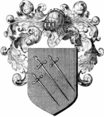 Coat of arms of family Coetanezre   ref: 44024