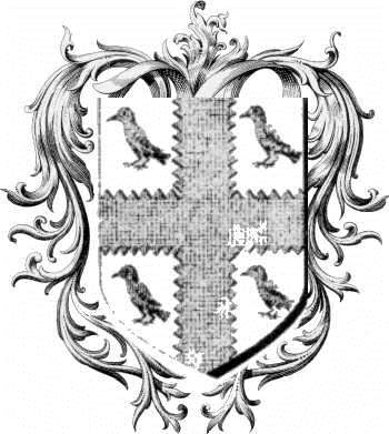 Coat of arms of family Corbinaye   ref: 44083