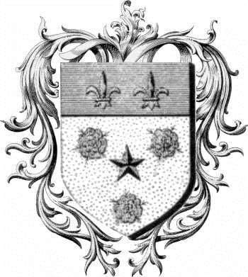 Coat of arms of family D'Audibert   ref: 44104