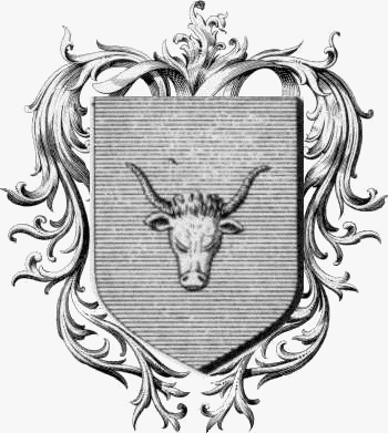 Coat of arms of family Couillibœuf   ref: 44122