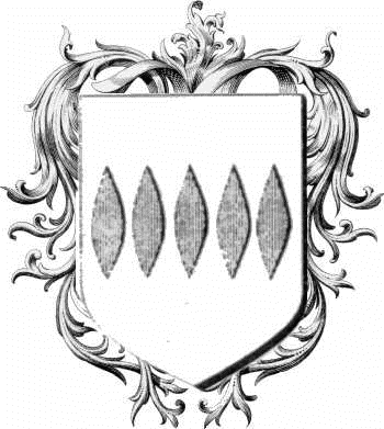 Coat of arms of family Courtœuvre   ref: 44136