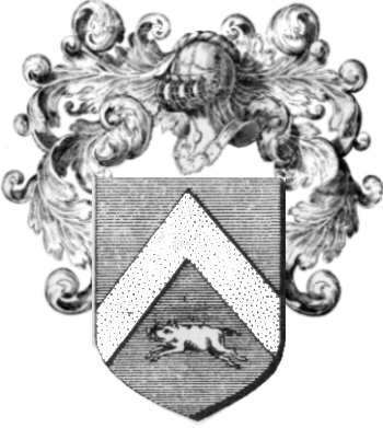Coat of arms of family Deurbroucq   ref: 44210