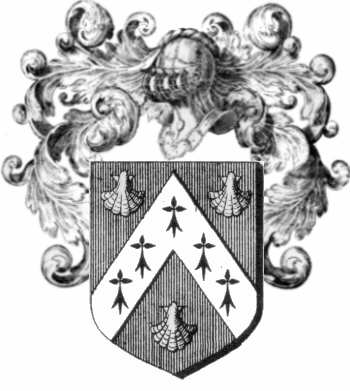 Coat of arms of family Dieu   ref: 44213
