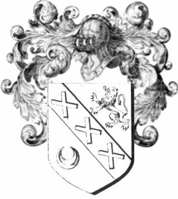 Coat of arms of family Doguet   ref: 44225