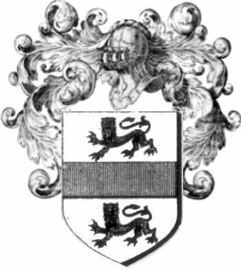 Coat of arms of family Douart   ref: 44238
