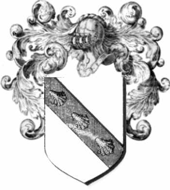 Escudo de la familia Doudart   ref: 44239