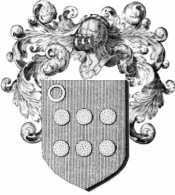 Coat of arms of family Dourguy   ref: 44243