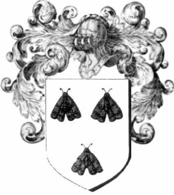 Coat of arms of family Drouallen   ref: 44253