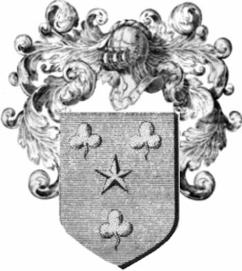 Coat of arms of family Eveillard   ref: 44304