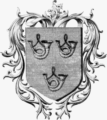 Coat of arms of family Ferigat   ref: 44331