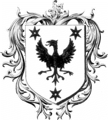 Coat of arms of family Filleul   ref: 44345