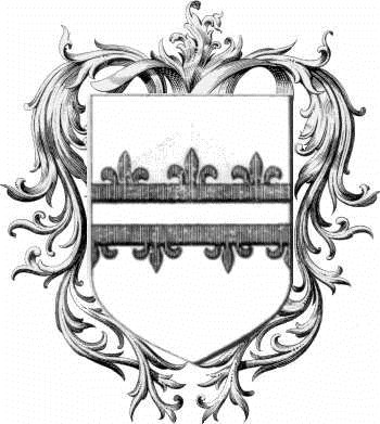 Coat of arms of family Fontenailles   ref: 44362