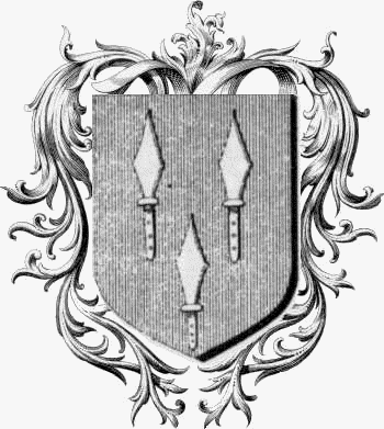 Escudo de la familia Fradin   ref: 44393