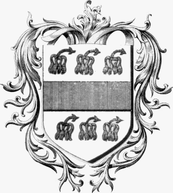 Coat of arms of family Freslon   ref: 44399