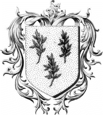 Coat of arms of family Fresnais   ref: 44400