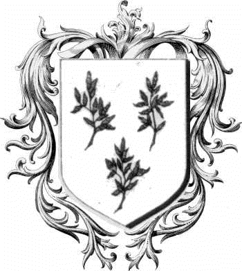 Escudo de la familia Fresnaye   ref: 44402