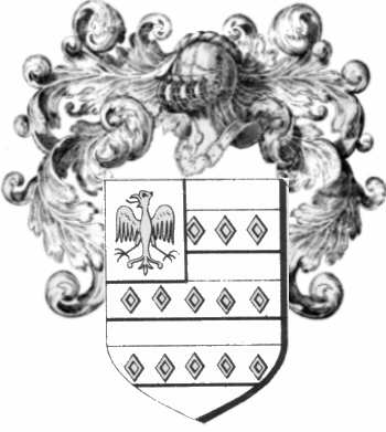 Escudo de la familia Gillerout   ref: 44501