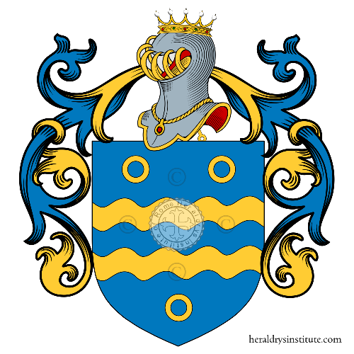 Coat of arms of family Meudic, Meudeuc, Le Meudec