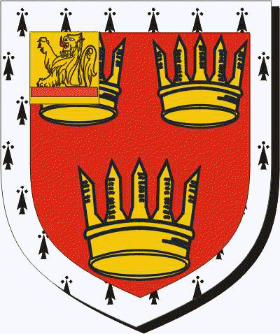 Coat of arms of family Le Grand