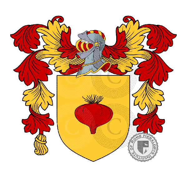 Coat of arms of family Cipolla