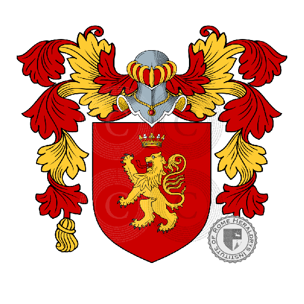 Coat of arms of family Letizia