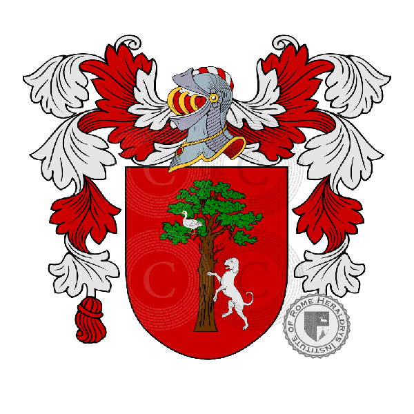 Wappen der Familie Montes De Oca